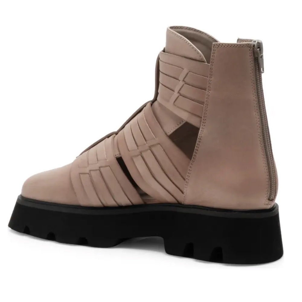 FREE PEOPLE Leather Hydra Huarache Bootie Shoes Size 7.5 - Picture 4 of 16